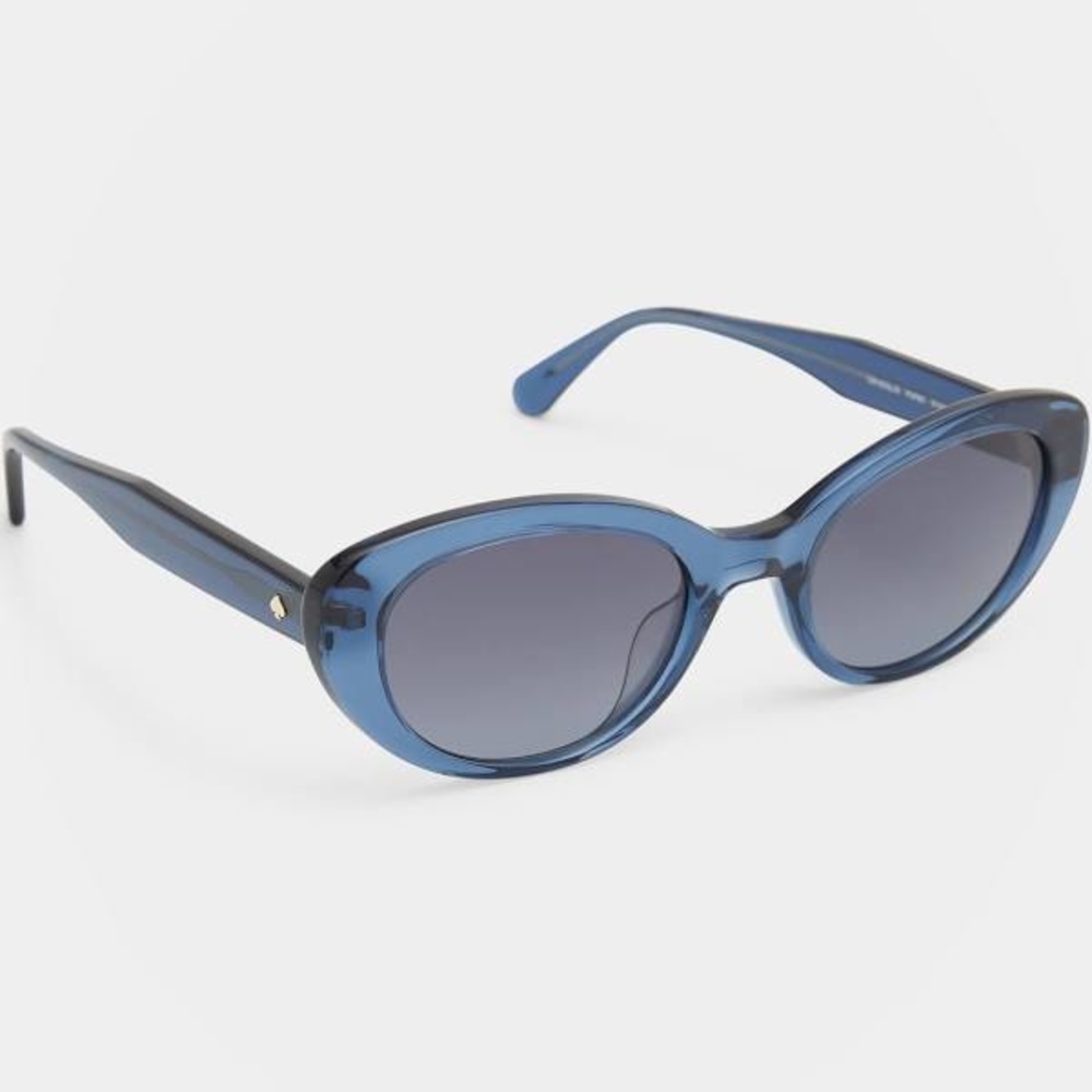 Kate Spade New York Crystals Eco-Acetate Sunglasses Blue